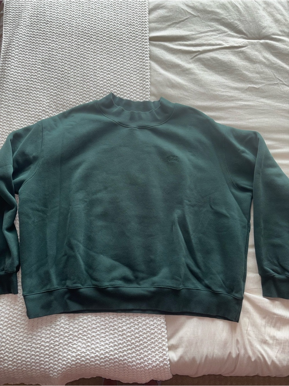 Hazel Boutique Forest Green HZL Mockneck Sweatshirt